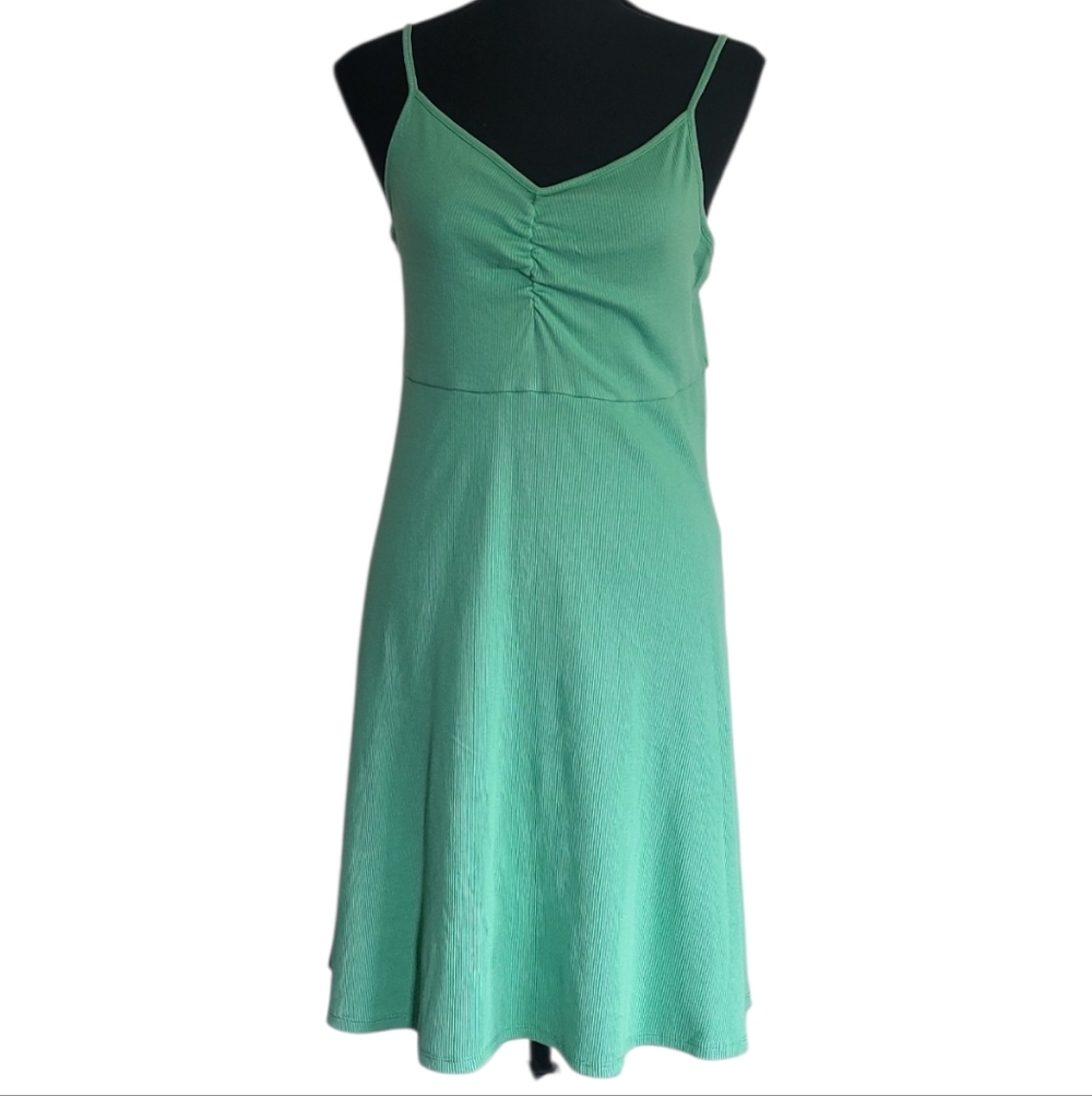 Sleeveless Mint Green Summer Mini-Dress 1X